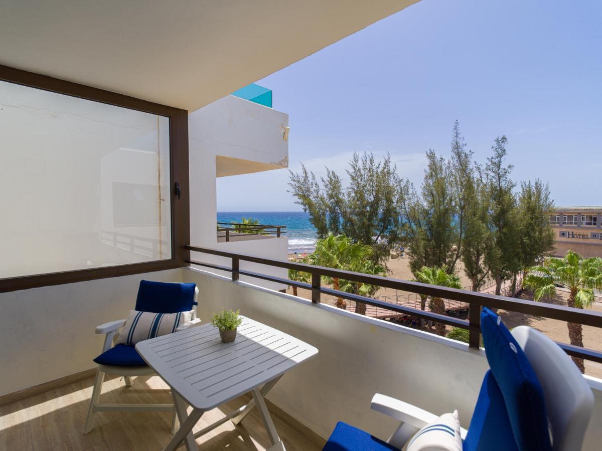 Precioso Apartamento En 1ª Linea De Mar San Agustín Buitenkant foto